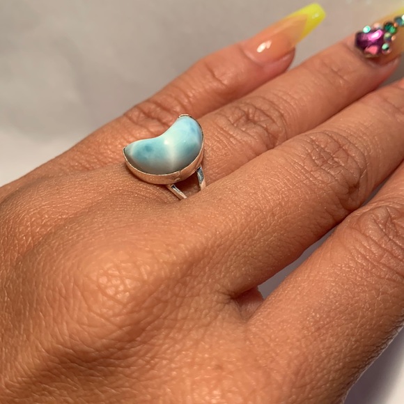 Larimar ring - Picture 1 of 4